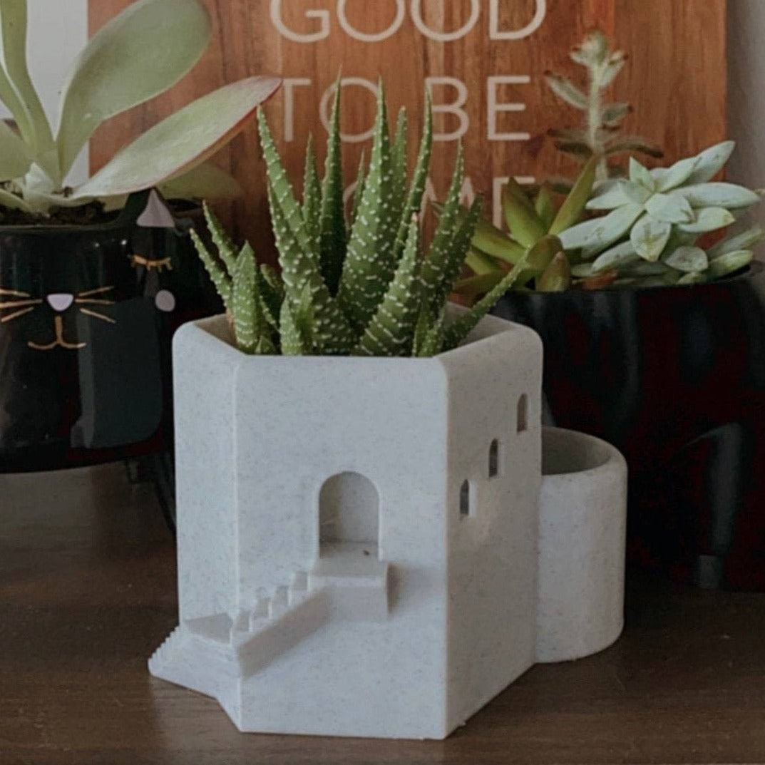 3d printed succulent plant Mini Santorini Succulent Planter