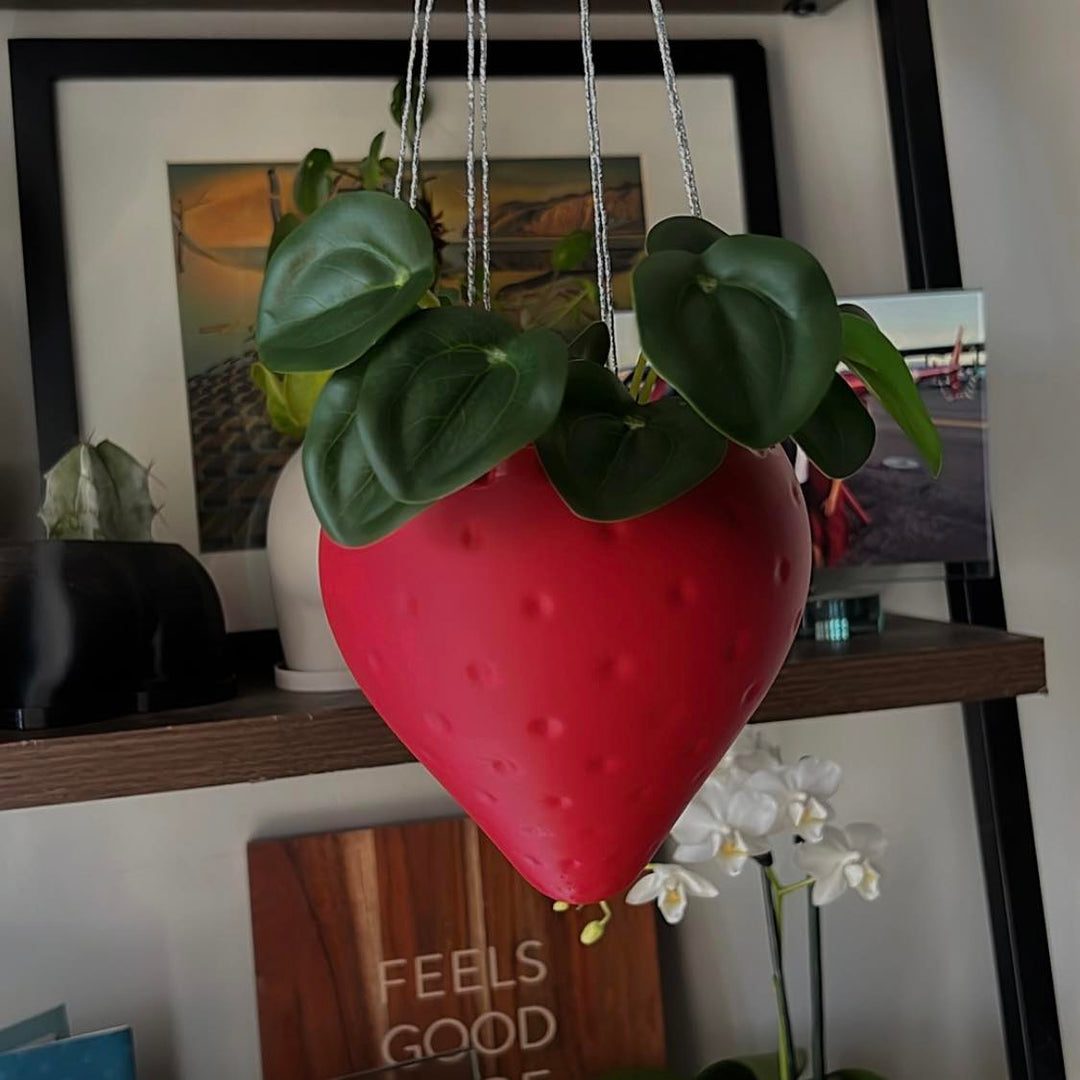 hanging planter knots Hanging Strawberry Planter