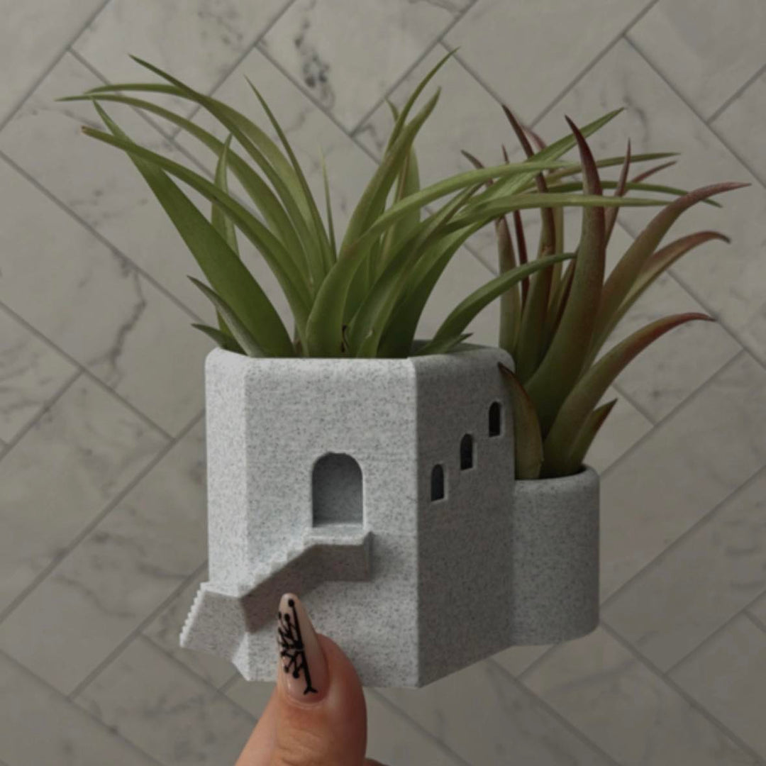mini air plant holder Mini Santorini Air Plant Holder