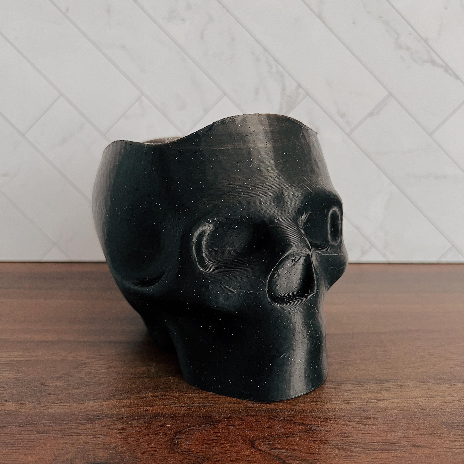 plastic skull planter Skull Planter